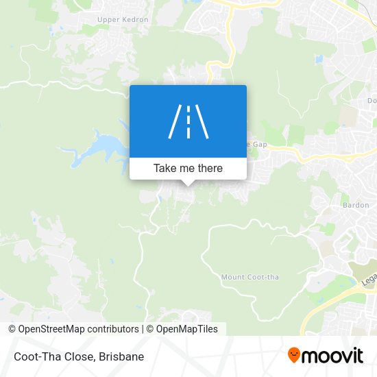 Coot-Tha Close map