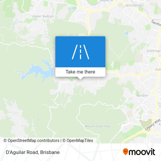 D'Aguilar Road map