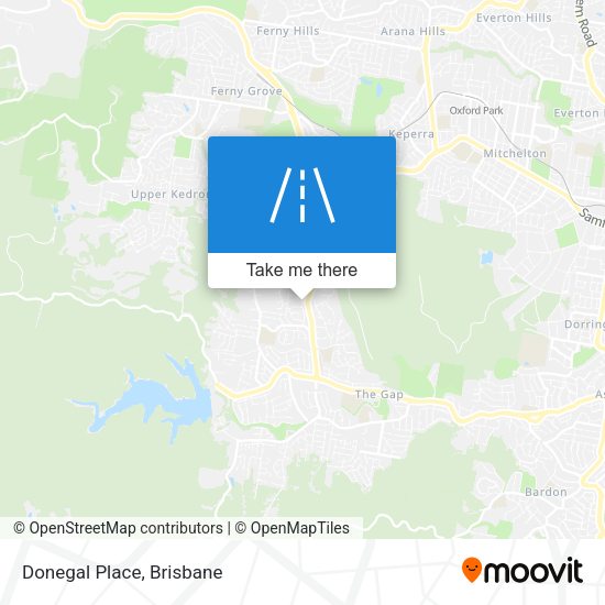Donegal Place map