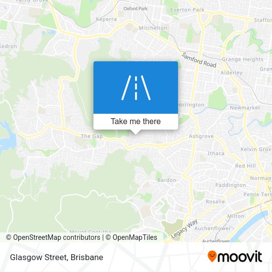Glasgow Street map