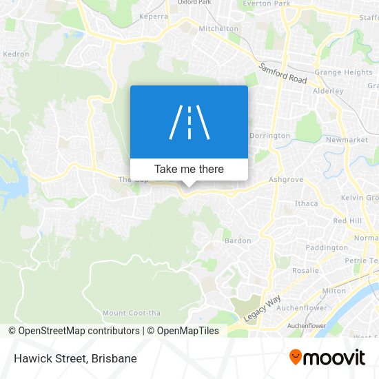 Hawick Street map