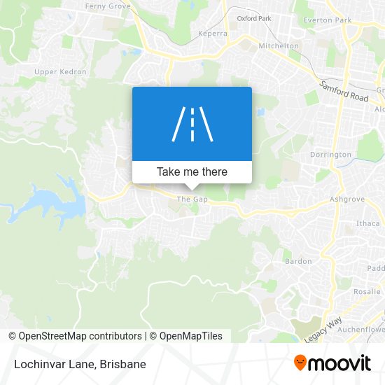 Lochinvar Lane map