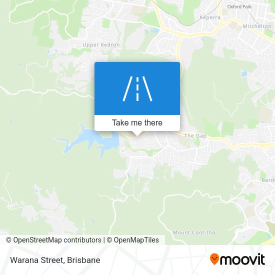 Warana Street map