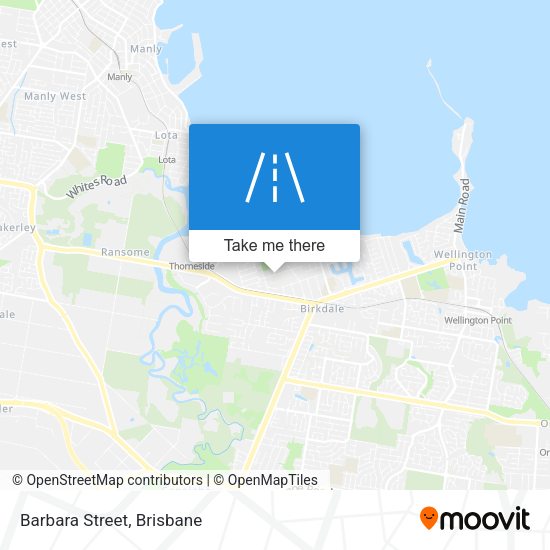 Barbara Street map