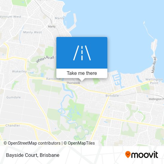 Bayside Court map