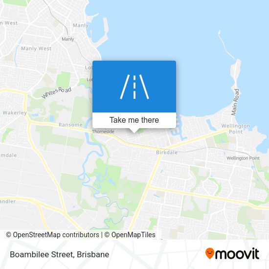 Boambilee Street map