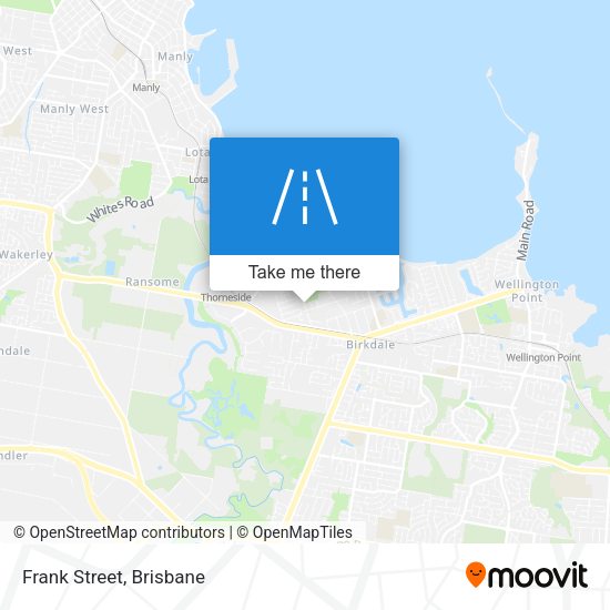 Frank Street map