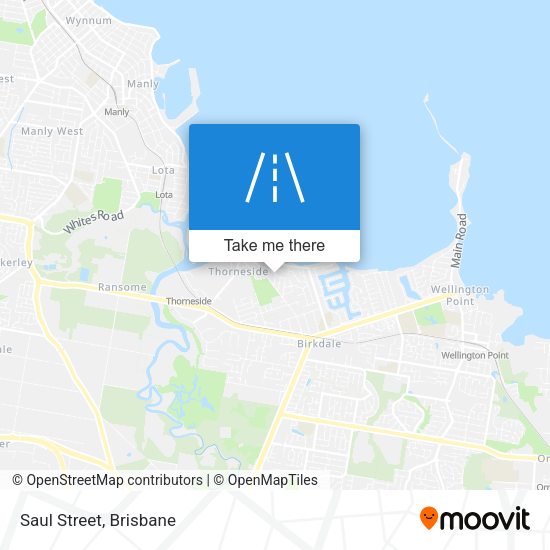 Saul Street map