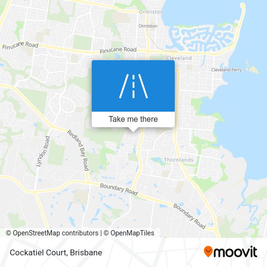 Cockatiel Court map