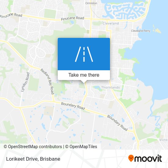 Lorikeet Drive map