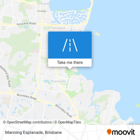 Manning Esplanade map