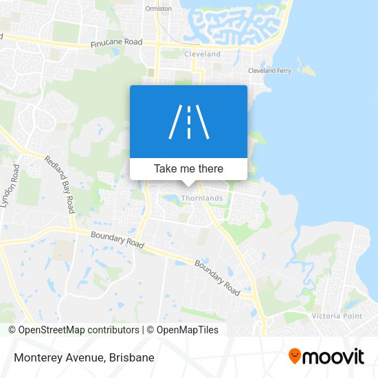 Monterey Avenue map