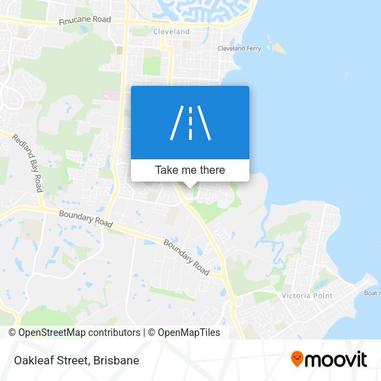 Oakleaf Street map