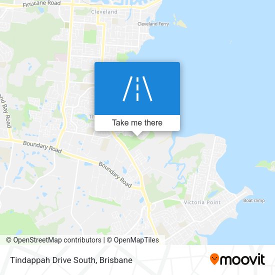 Tindappah Drive South map