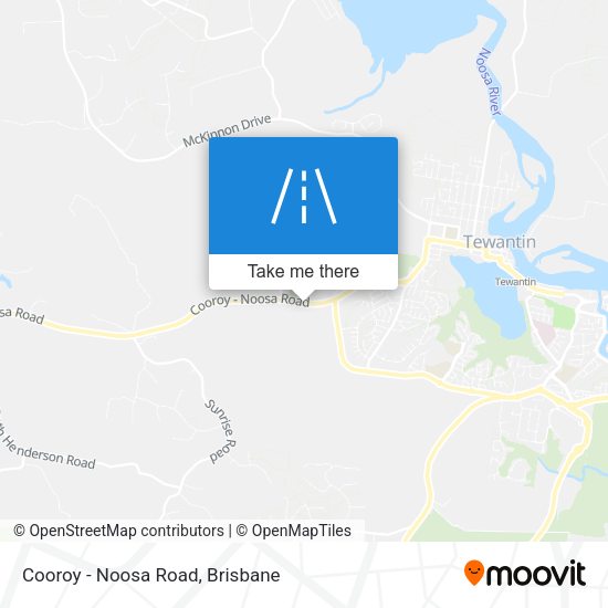 Cooroy - Noosa Road map