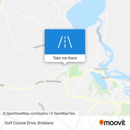 Mapa Golf Course Drive