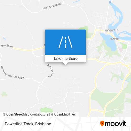 Powerline Track map