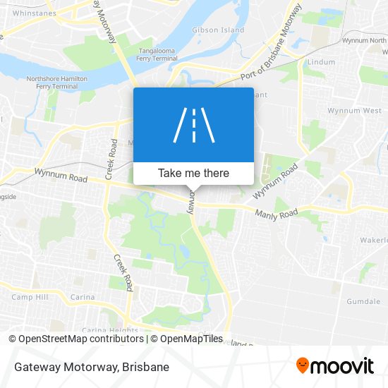 Gateway Motorway map