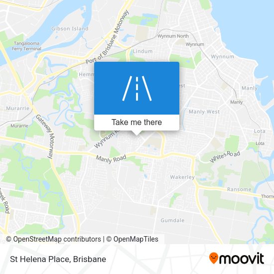 St Helena Place map