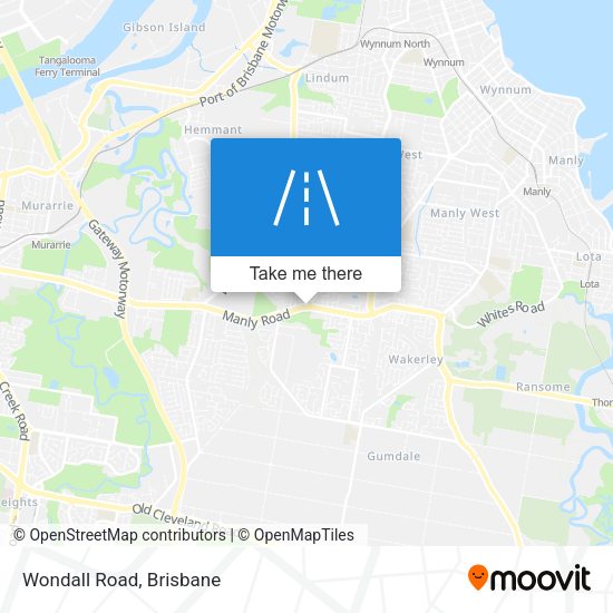 Wondall Road map