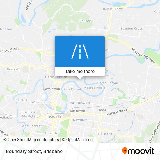 Boundary Street map