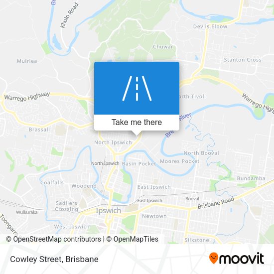 Cowley Street map