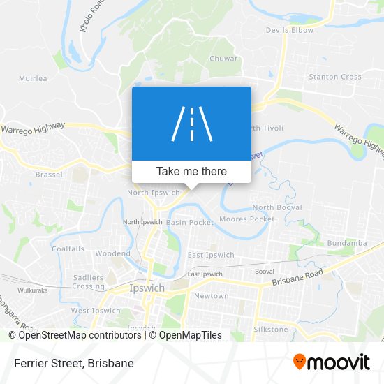 Ferrier Street map