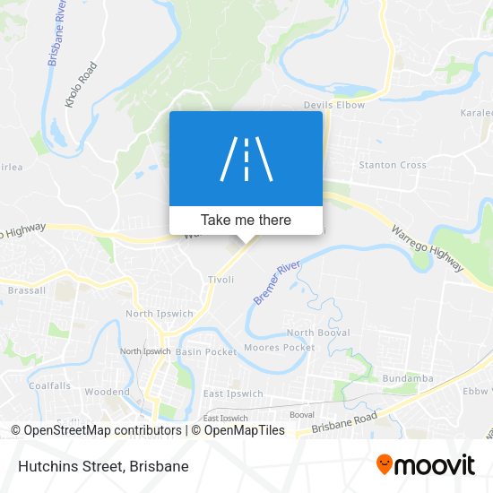 Hutchins Street map