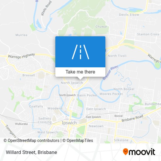 Willard Street map