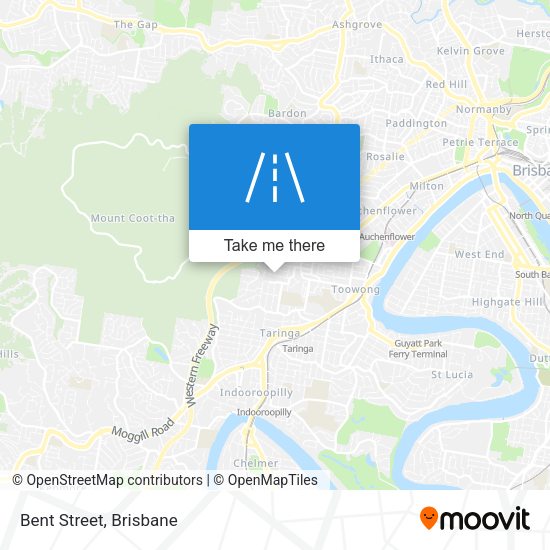 Bent Street map