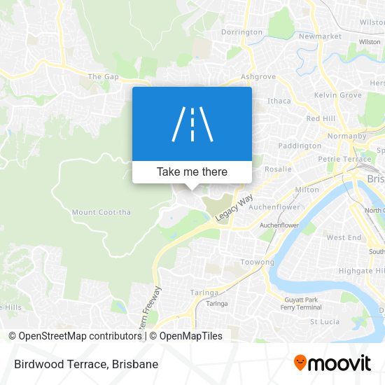 Birdwood Terrace map
