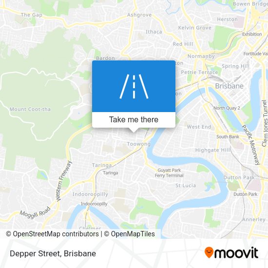 Depper Street map