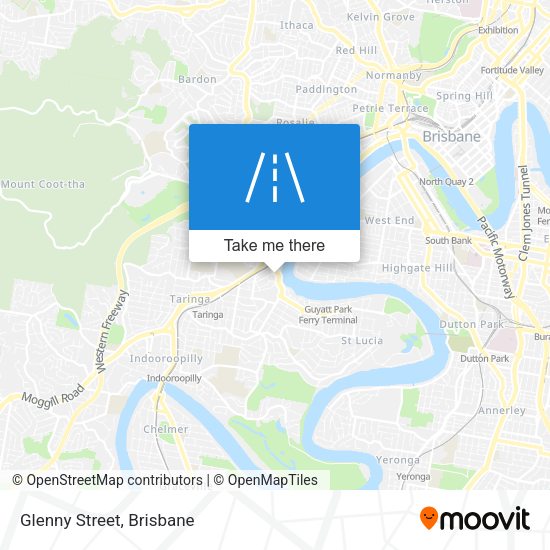 Glenny Street map