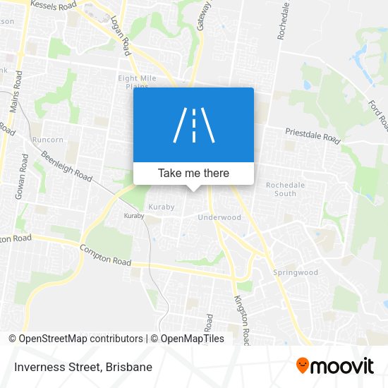 Inverness Street map