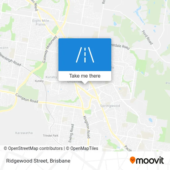 Mapa Ridgewood Street