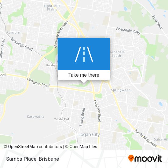 Samba Place map