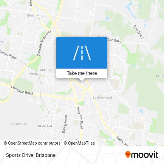 Sports Drive map