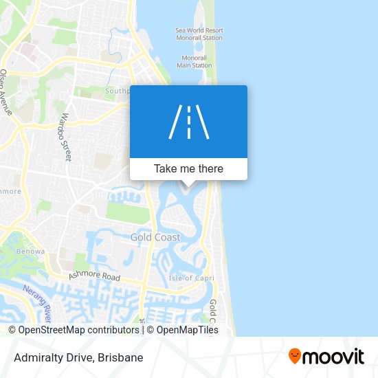 Admiralty Drive map