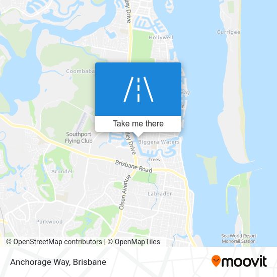 Anchorage Way map