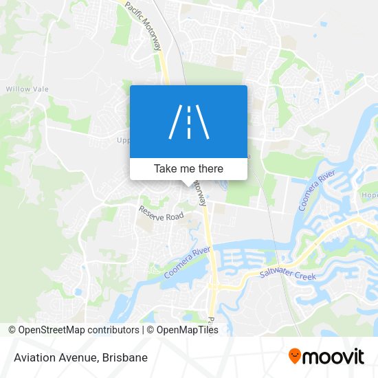 Aviation Avenue map