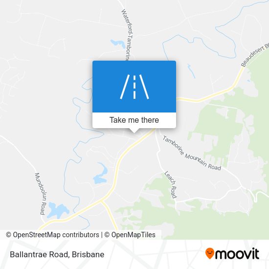 Ballantrae Road map