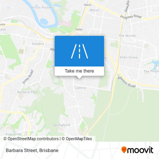 Barbara Street map