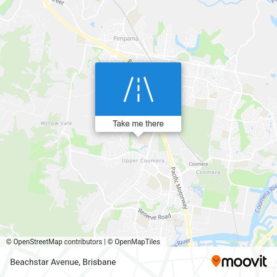 Beachstar Avenue map