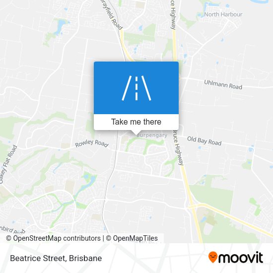 Beatrice Street map