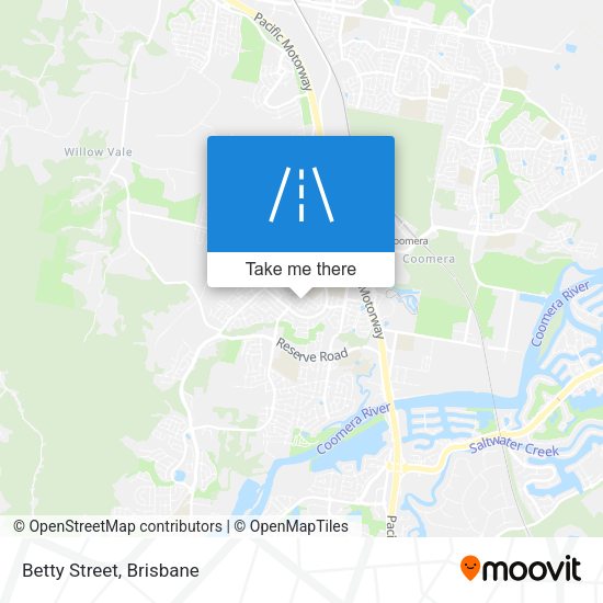 Betty Street map