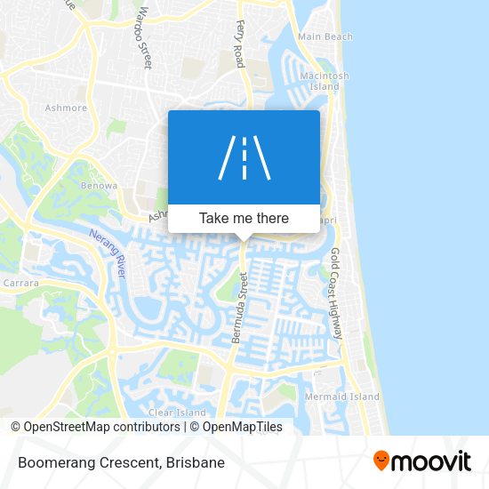 Boomerang Crescent map