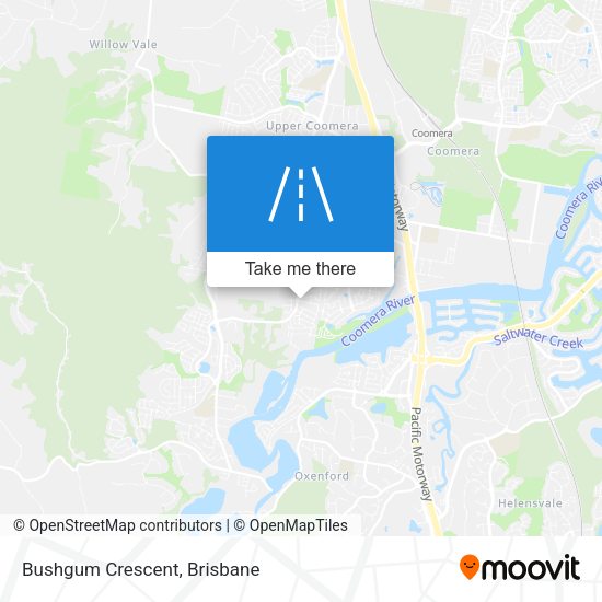 Bushgum Crescent map