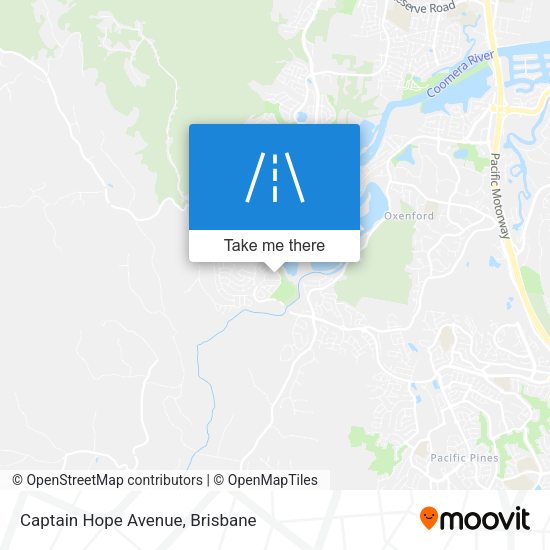 Captain Hope Avenue map