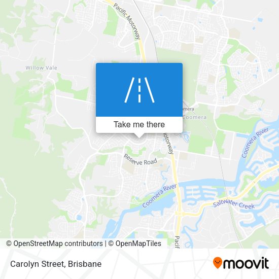 Carolyn Street map