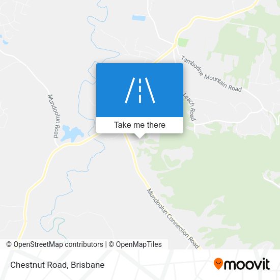 Chestnut Road map